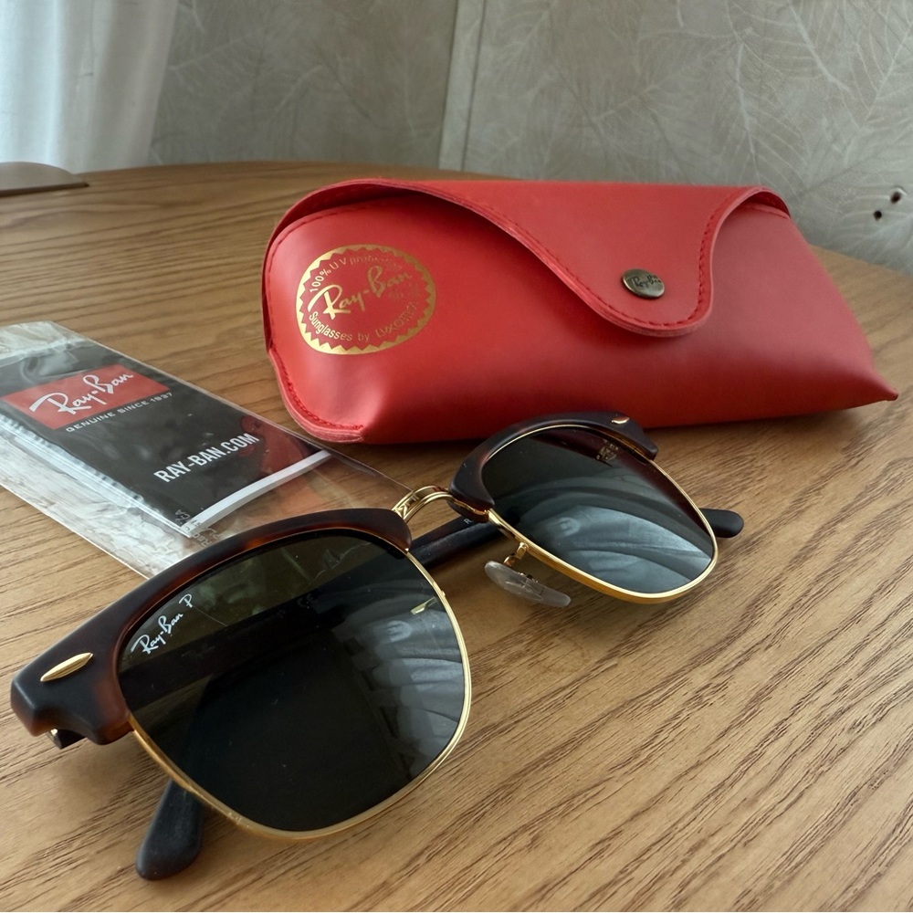 Raybans Clubmaster Reverse Sunglasses